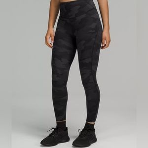 Base Pace High Rise Lululemon Camo Leggings 25”